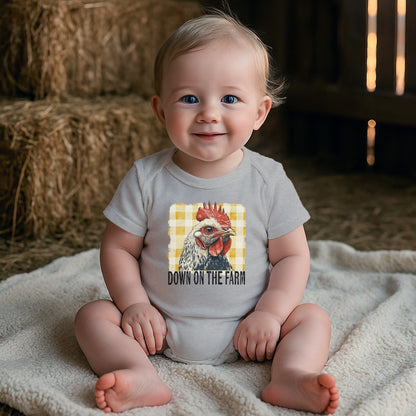 On the Farm Chicken Bodysuit (Baby)