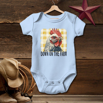 On the Farm Chicken Bodysuit (Baby)