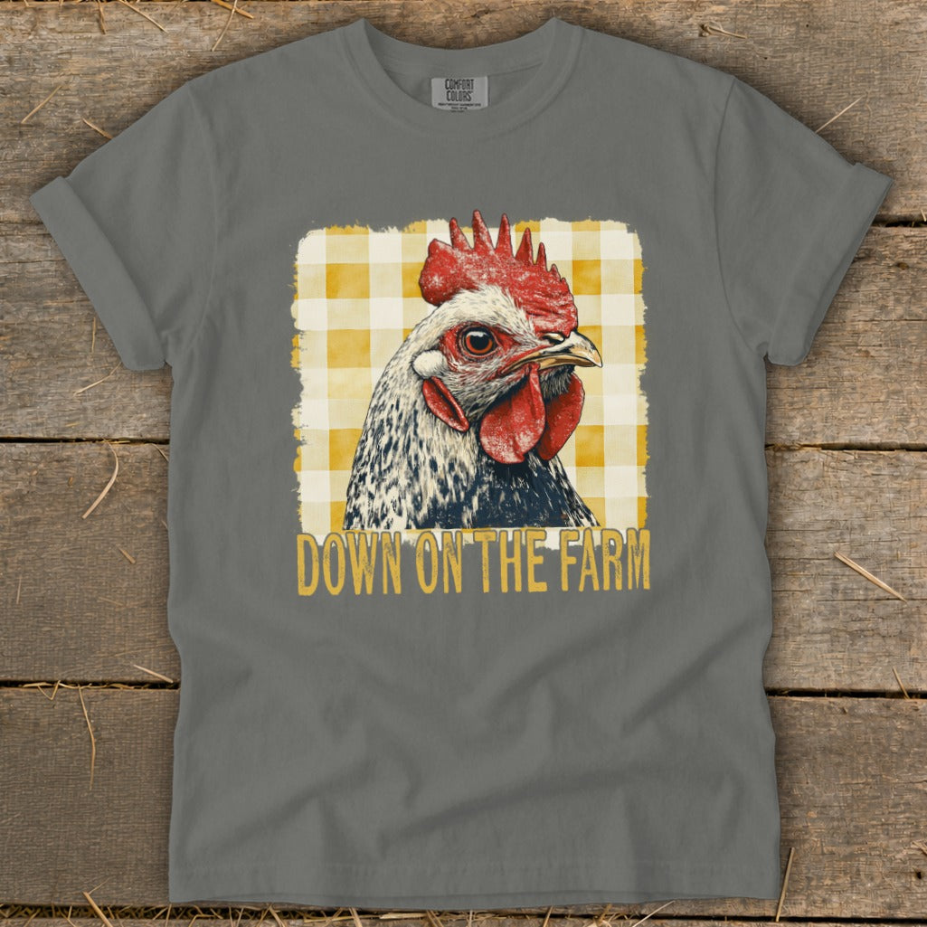 On the Farm Chicken Signature Tee