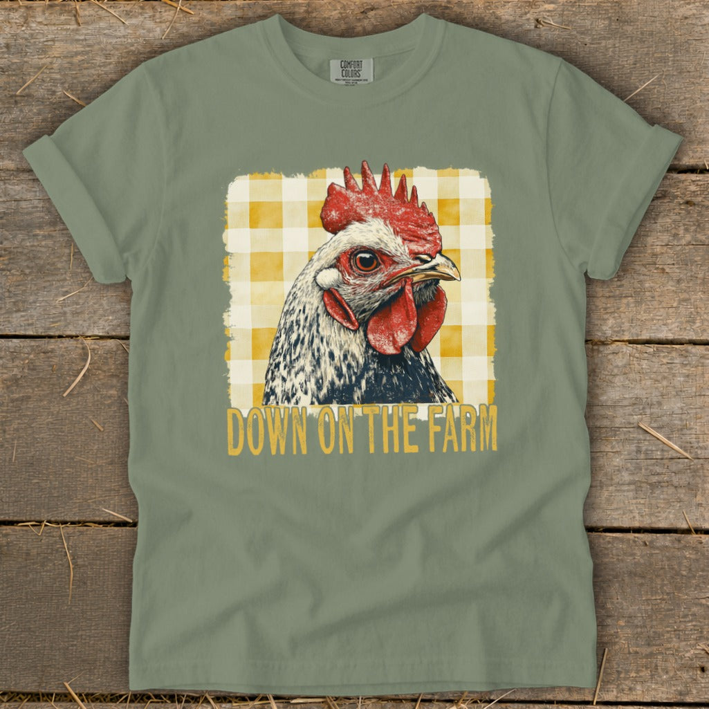 On the Farm Chicken Signature Tee