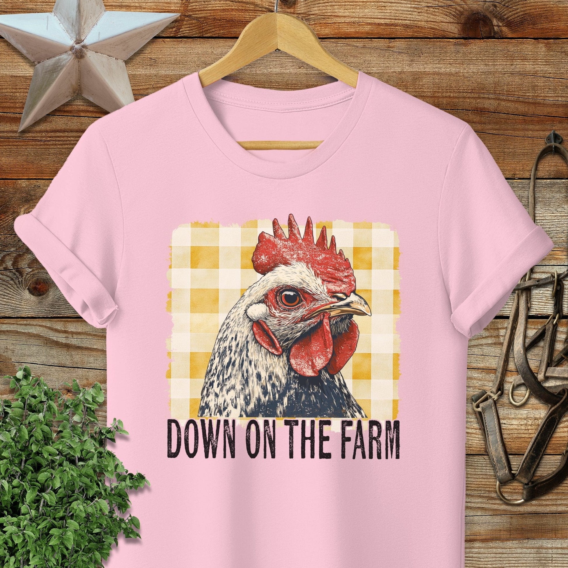 On the Farm Chicken Softstyle Tee