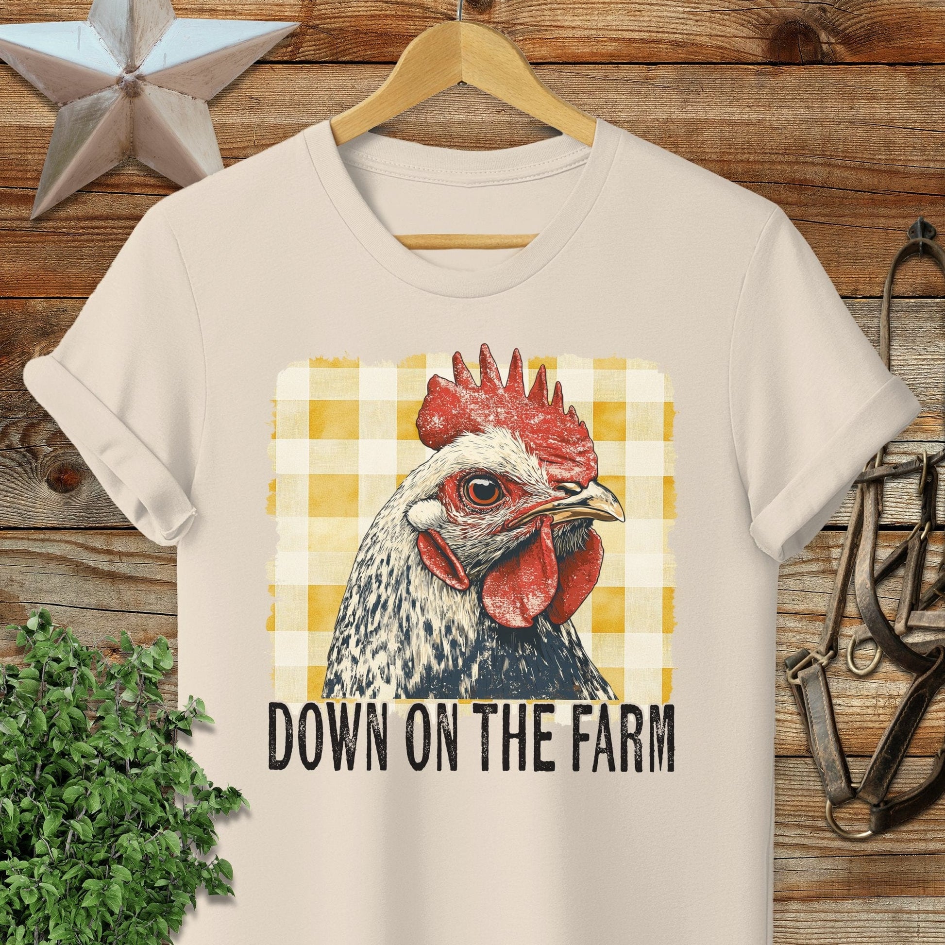 On the Farm Chicken Softstyle Tee