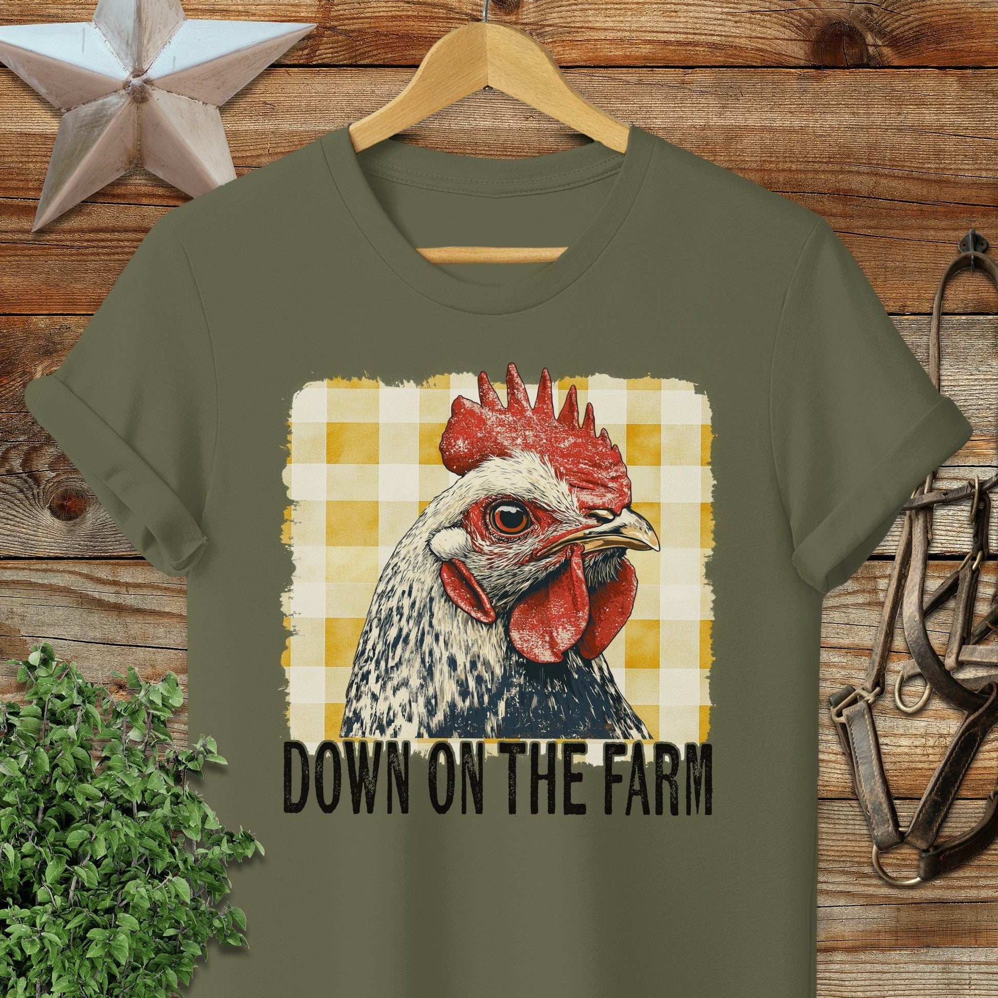 On the Farm Chicken Softstyle Tee