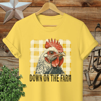 On the Farm Chicken Softstyle Tee