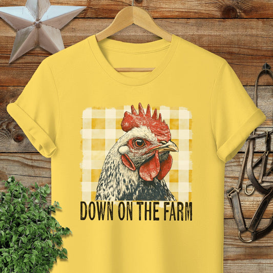 On the Farm Chicken Softstyle Tee
