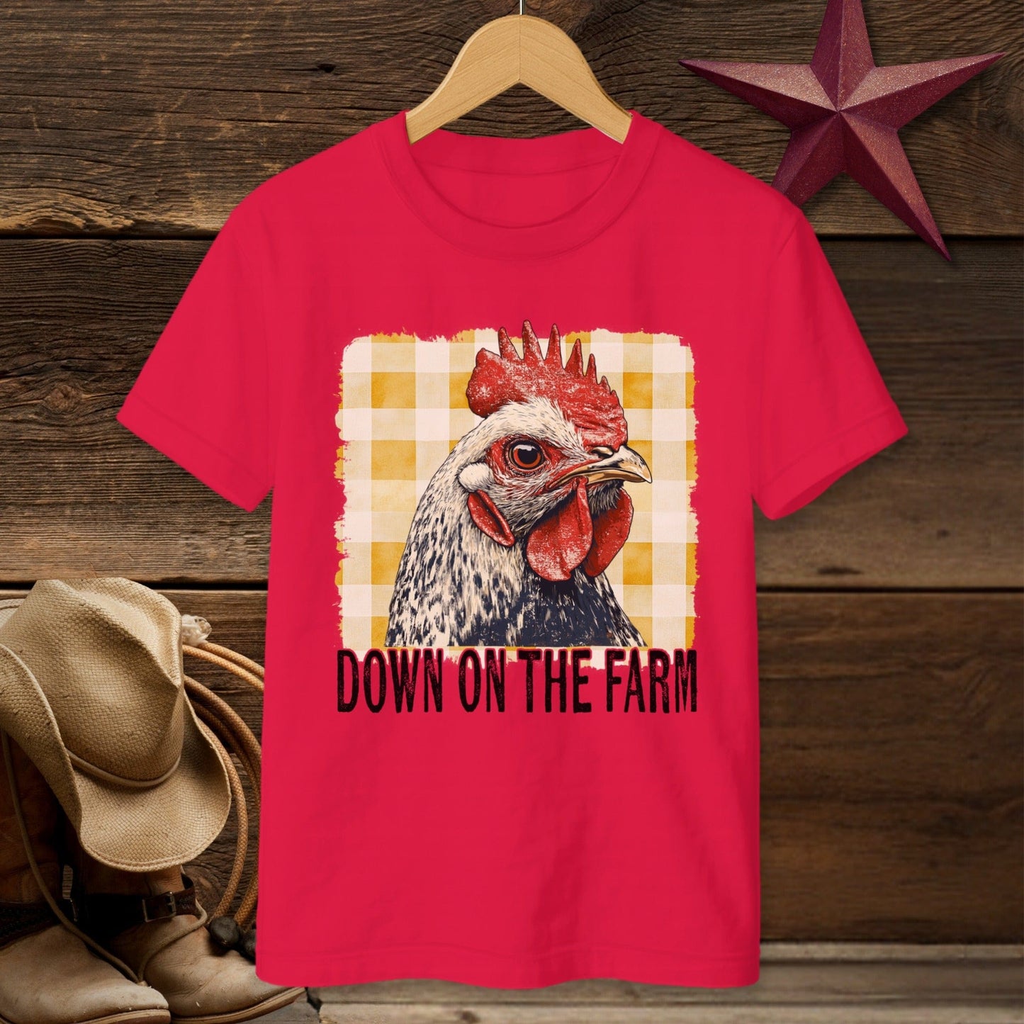 On the Farm Chicken T-shirt (Youth)