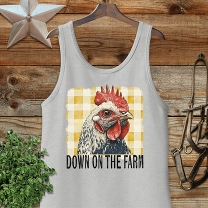 On the Farm Chicken Tank Top