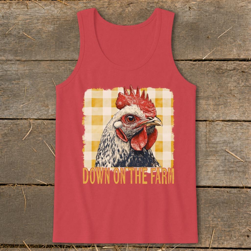 On the Farm Chicken Tank Top