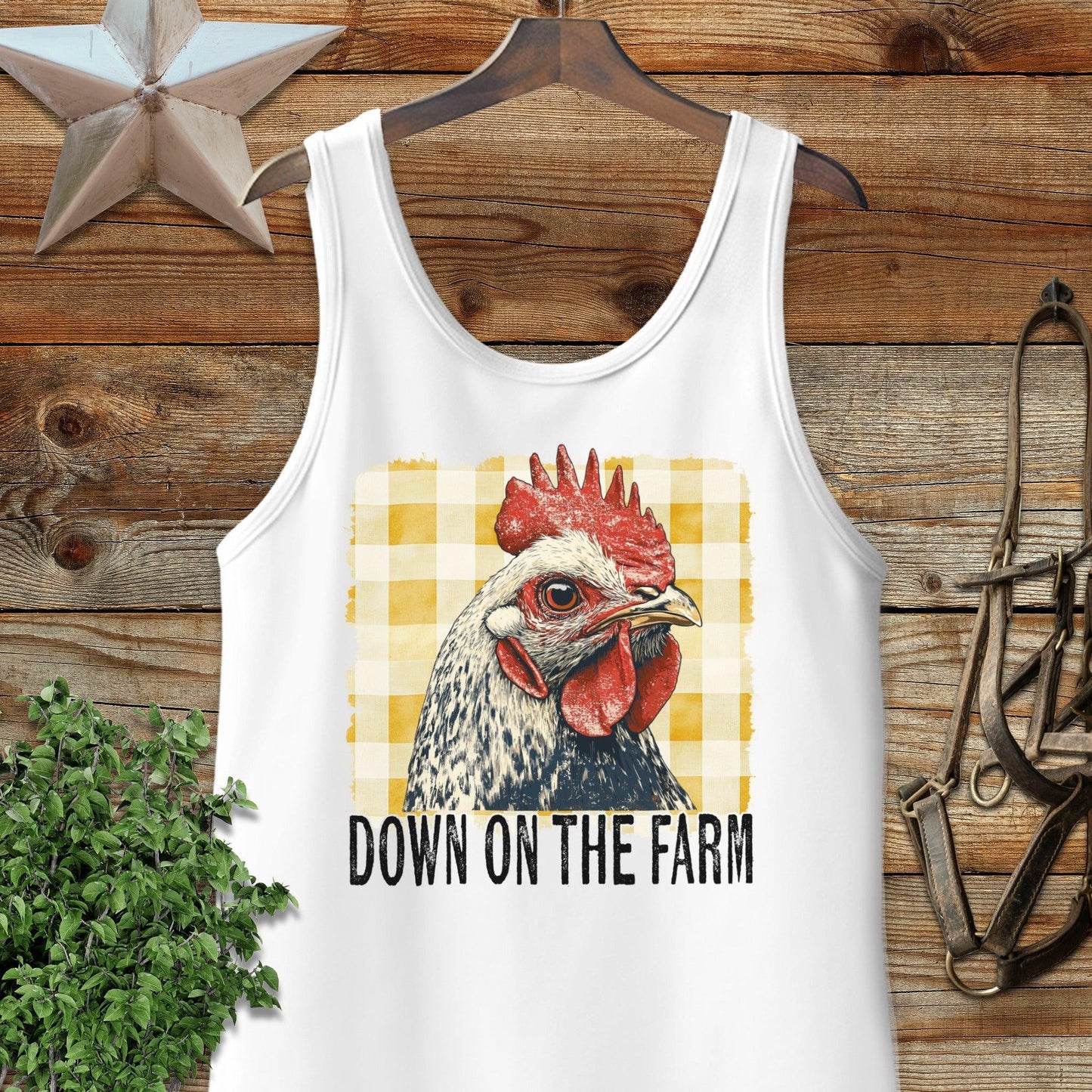 On the Farm Chicken Tank Top