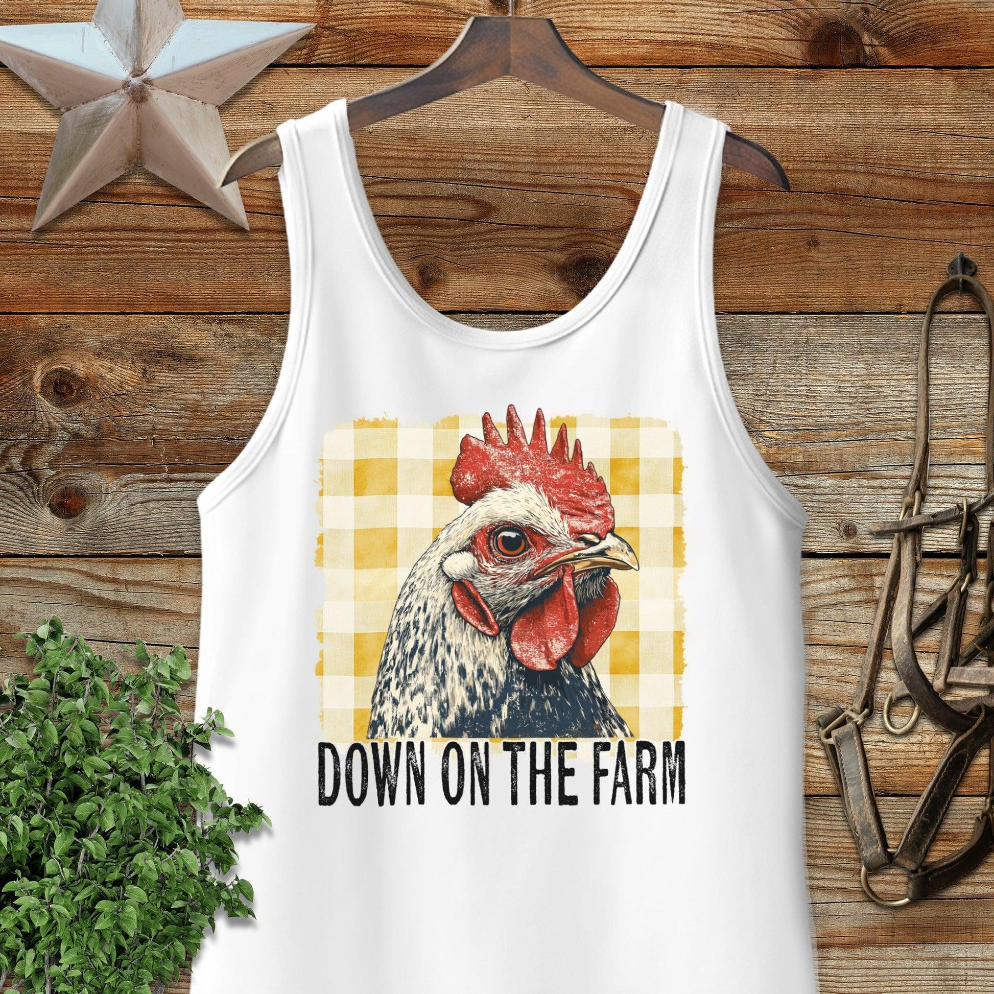 On the Farm Chicken Tank Top