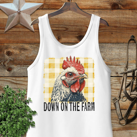On the Farm Chicken Tank Top