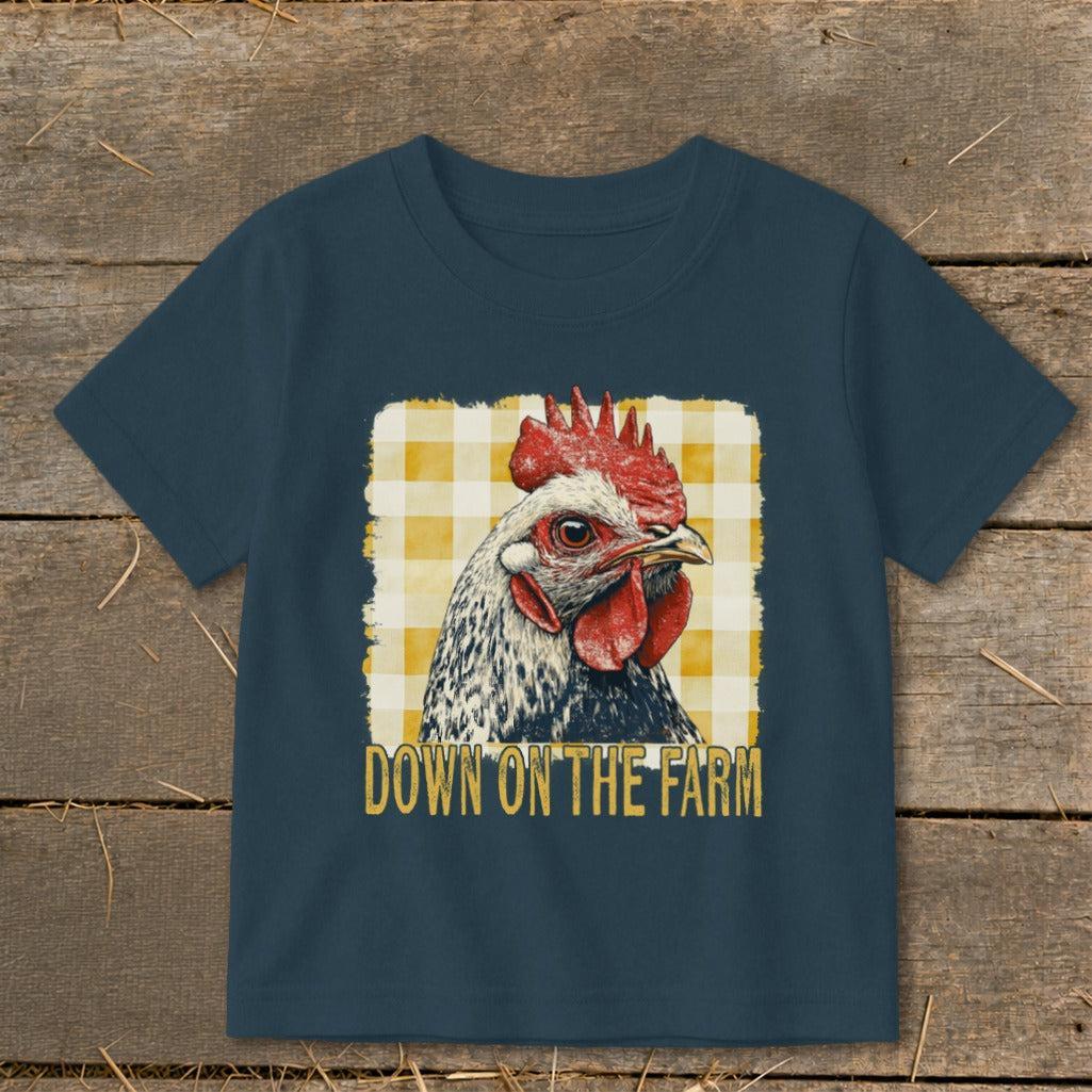 On the Farm Chicken Toddler Tee