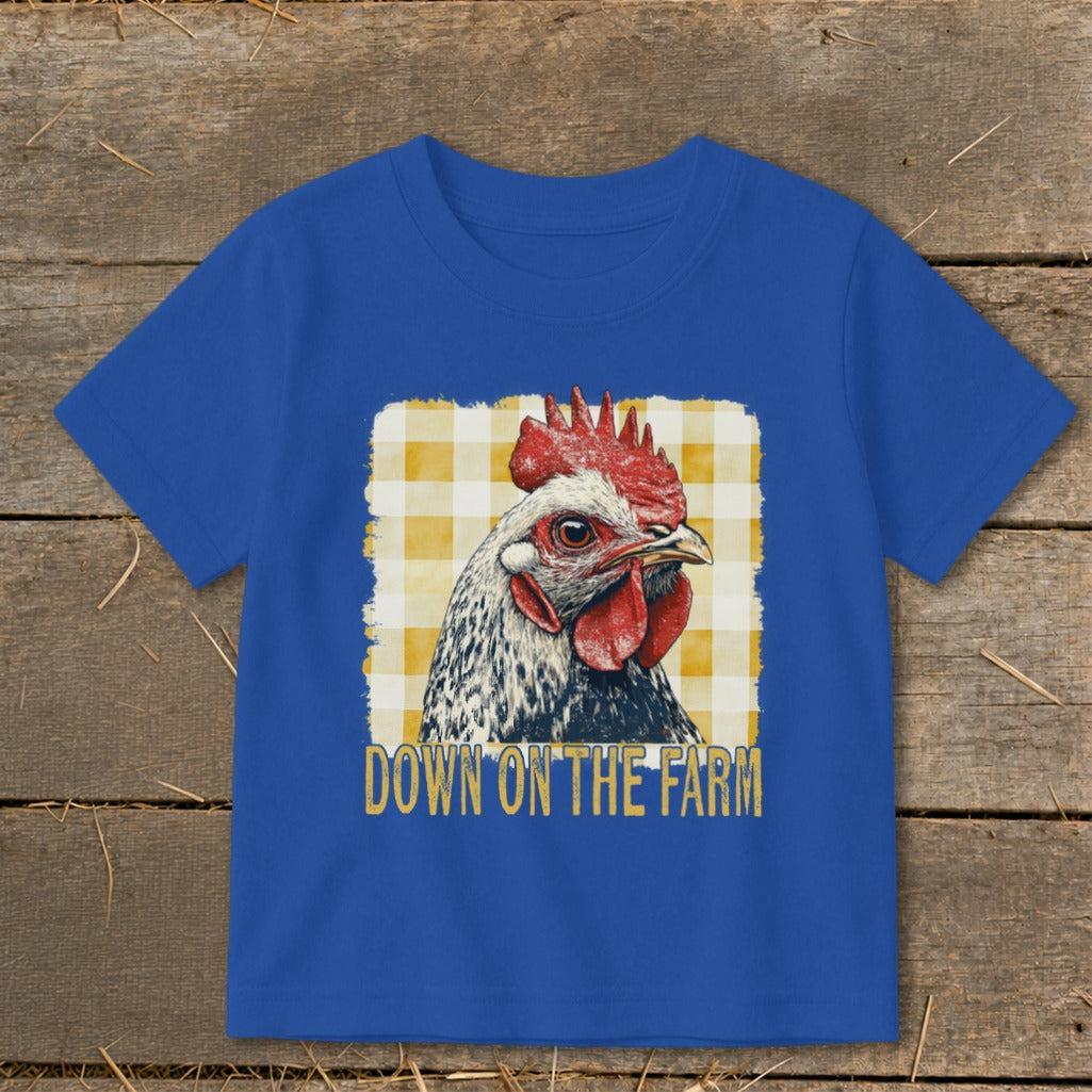 On the Farm Chicken Toddler Tee