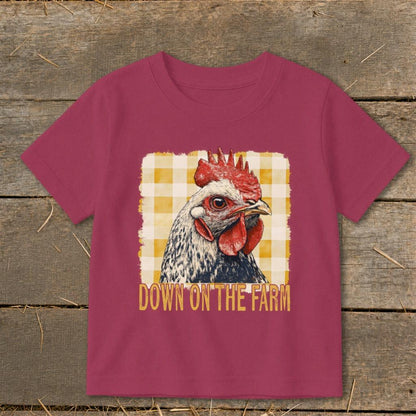 On the Farm Chicken Toddler Tee