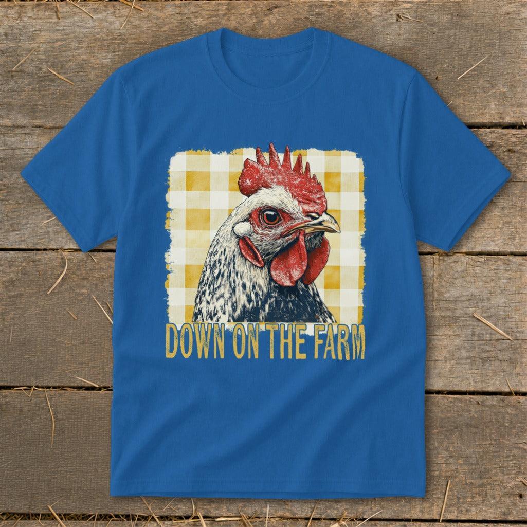 On the Farm Chicken Youth Tee
