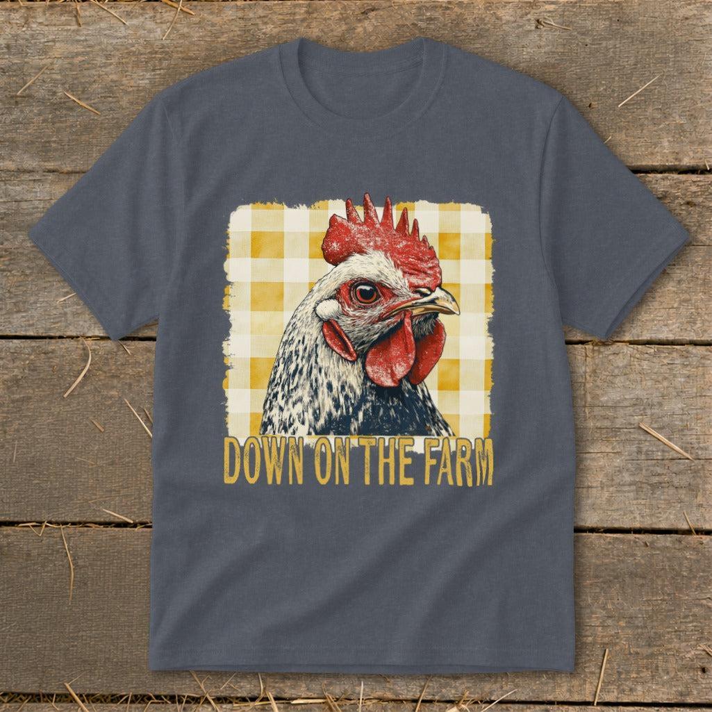 On the Farm Chicken Youth Tee