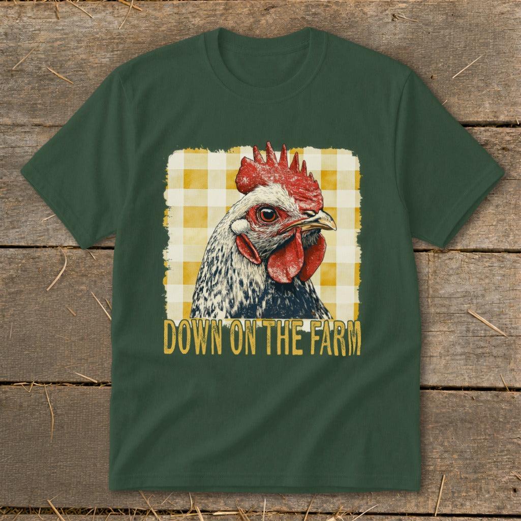 On the Farm Chicken Youth Tee