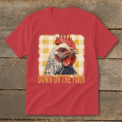 On the Farm Chicken Youth Tee