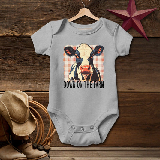 On the Farm Cow Bodysuit (Baby)
