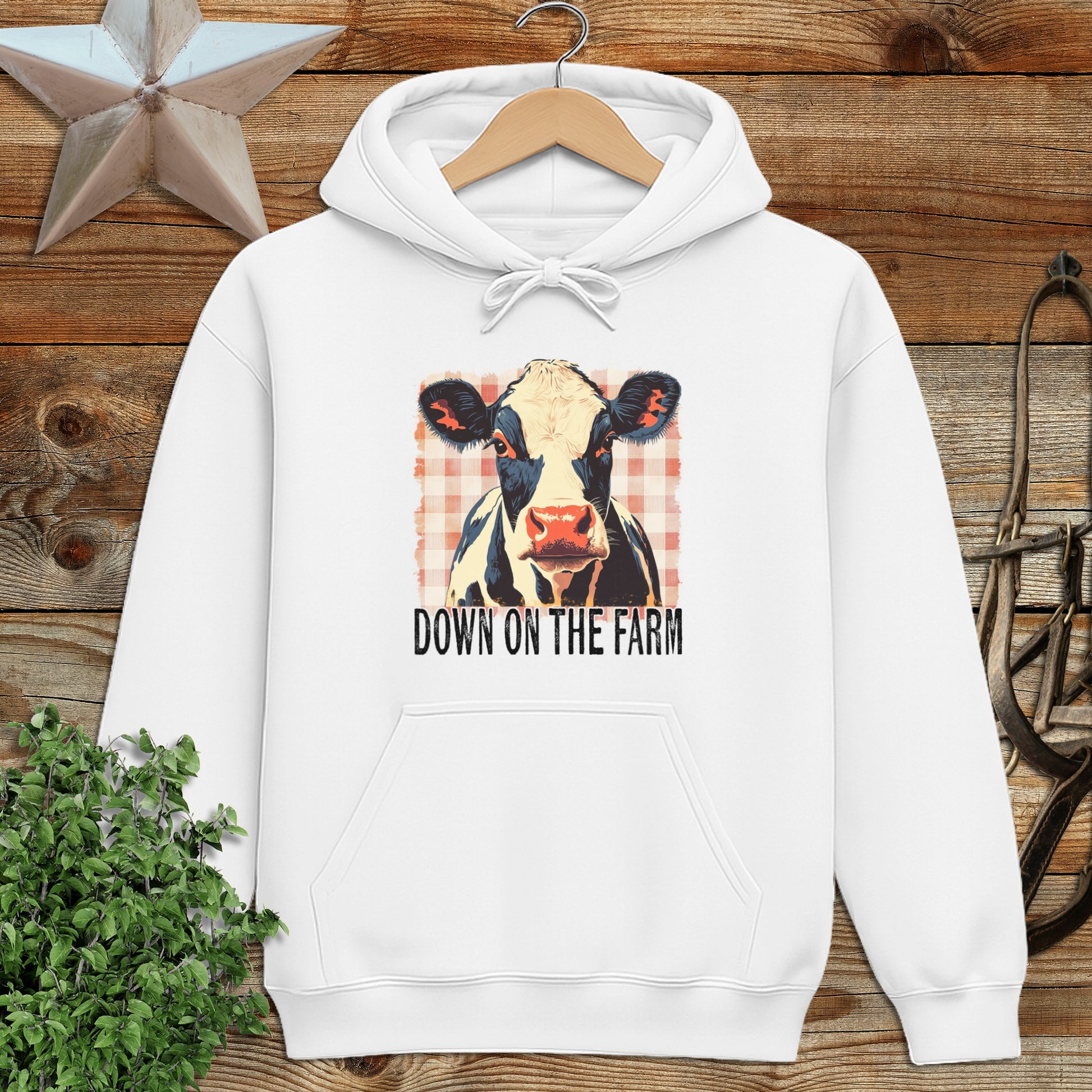 On the Farm Cow Hoodie