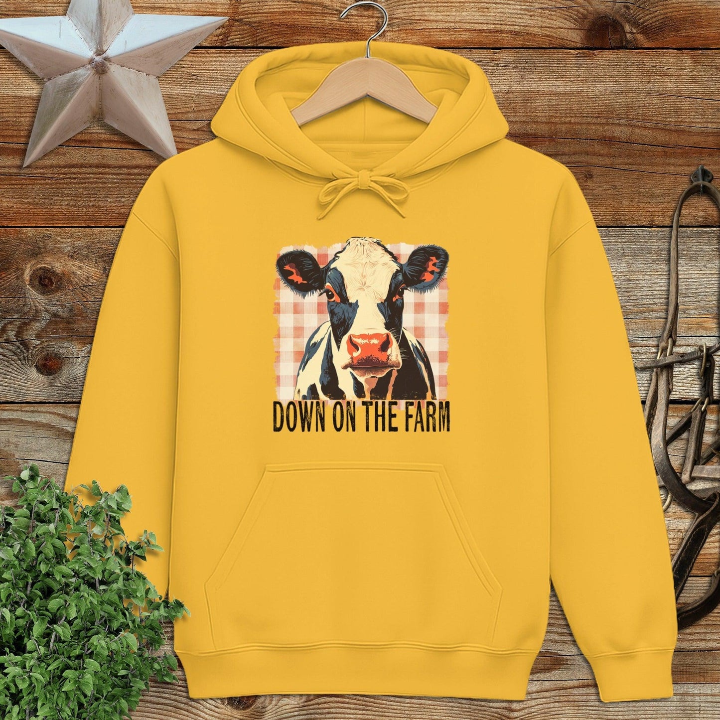 On the Farm Cow Hoodie