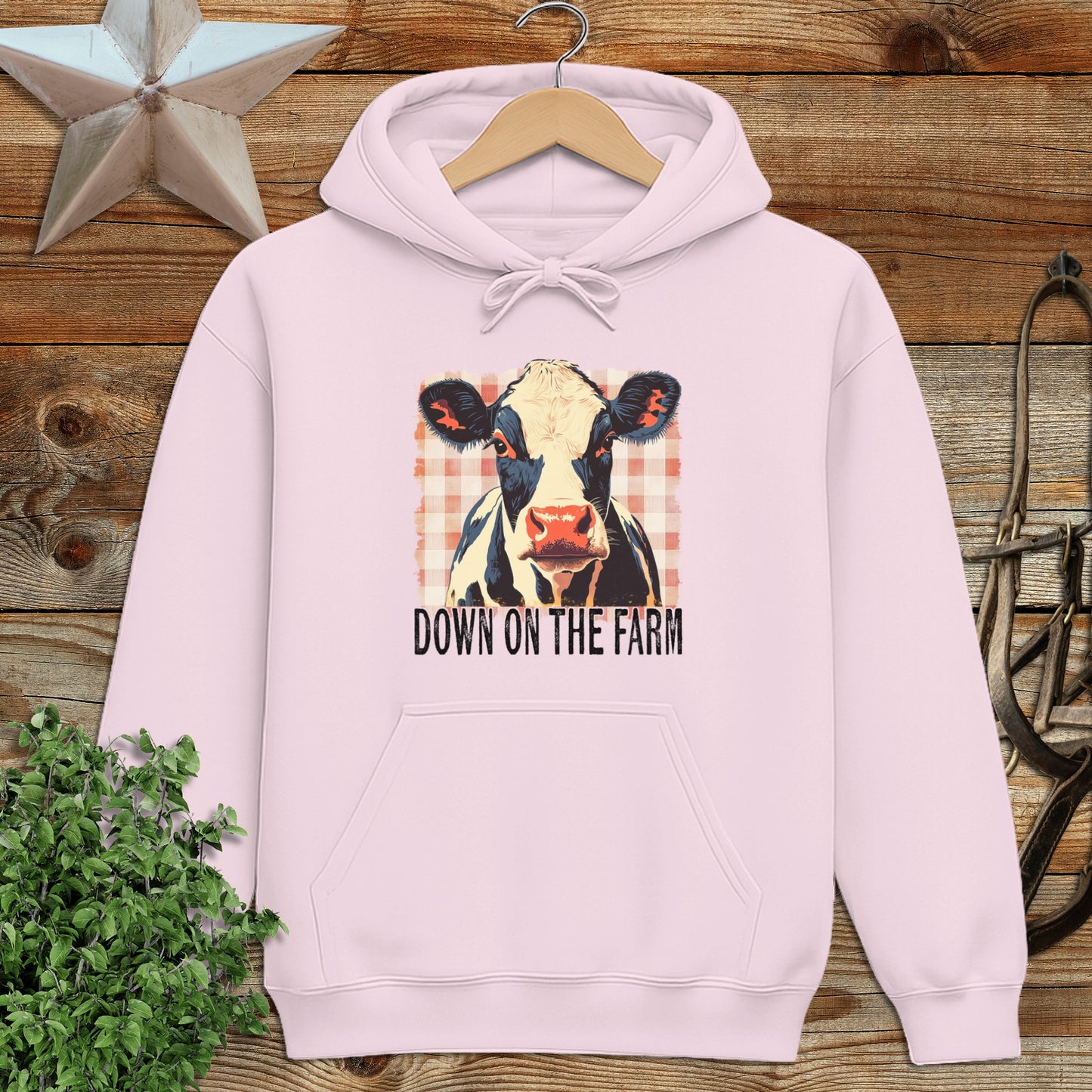 On the Farm Cow Hoodie