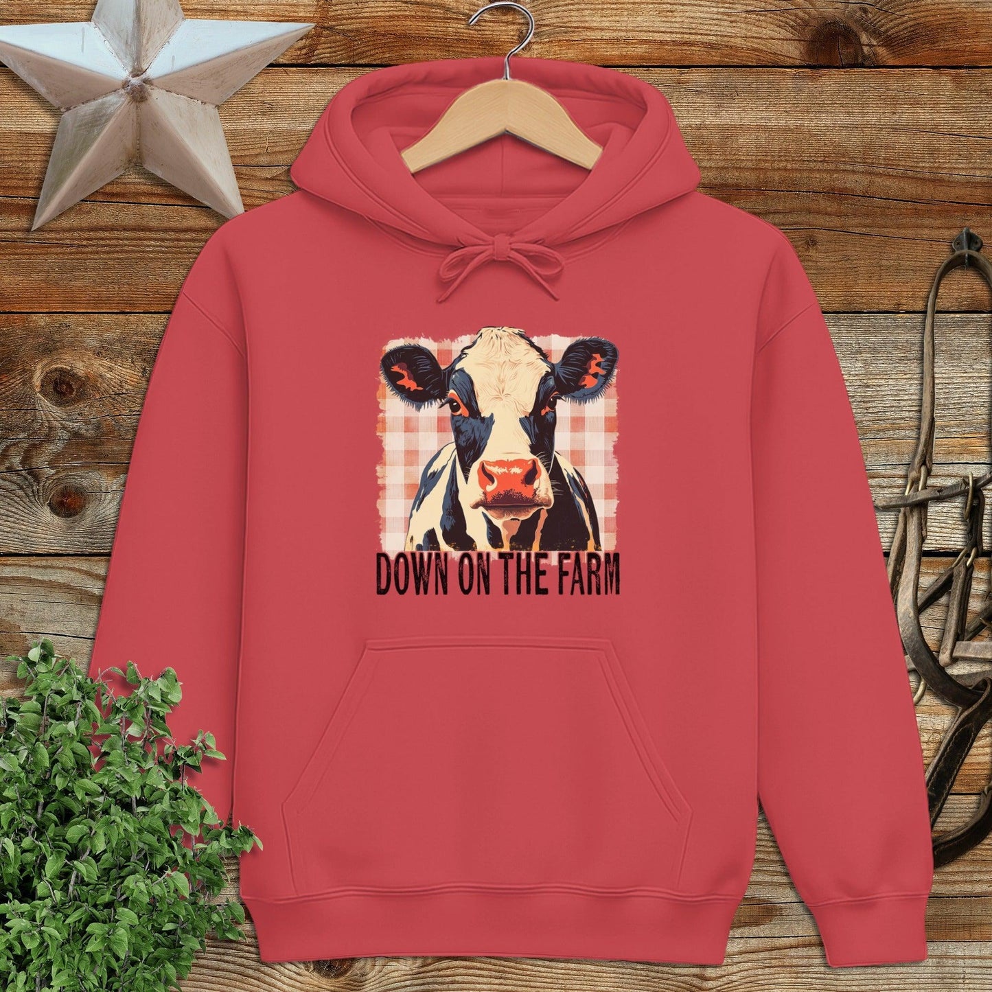 On the Farm Cow Hoodie