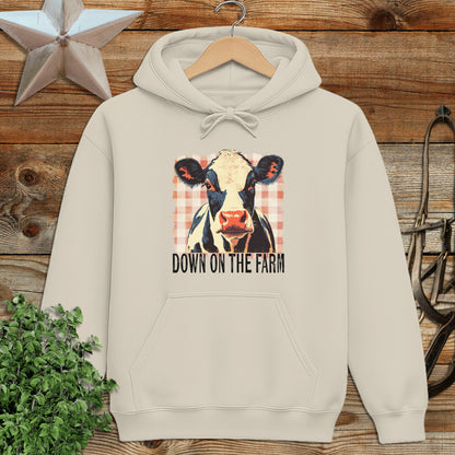 On the Farm Cow Hoodie