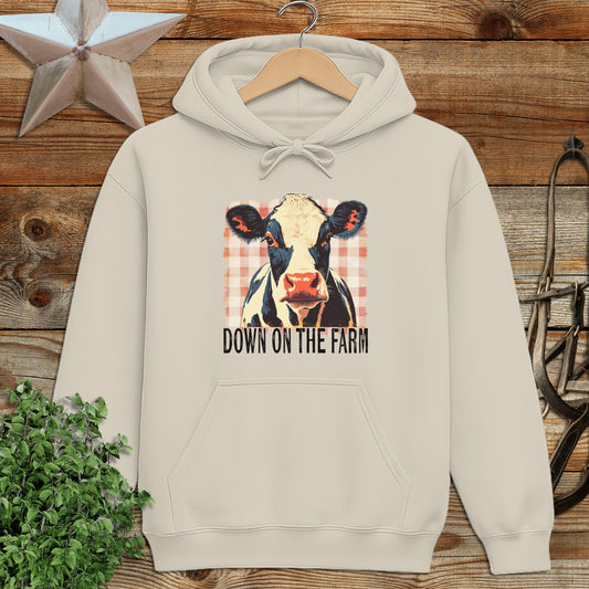 On the Farm Cow Hoodie