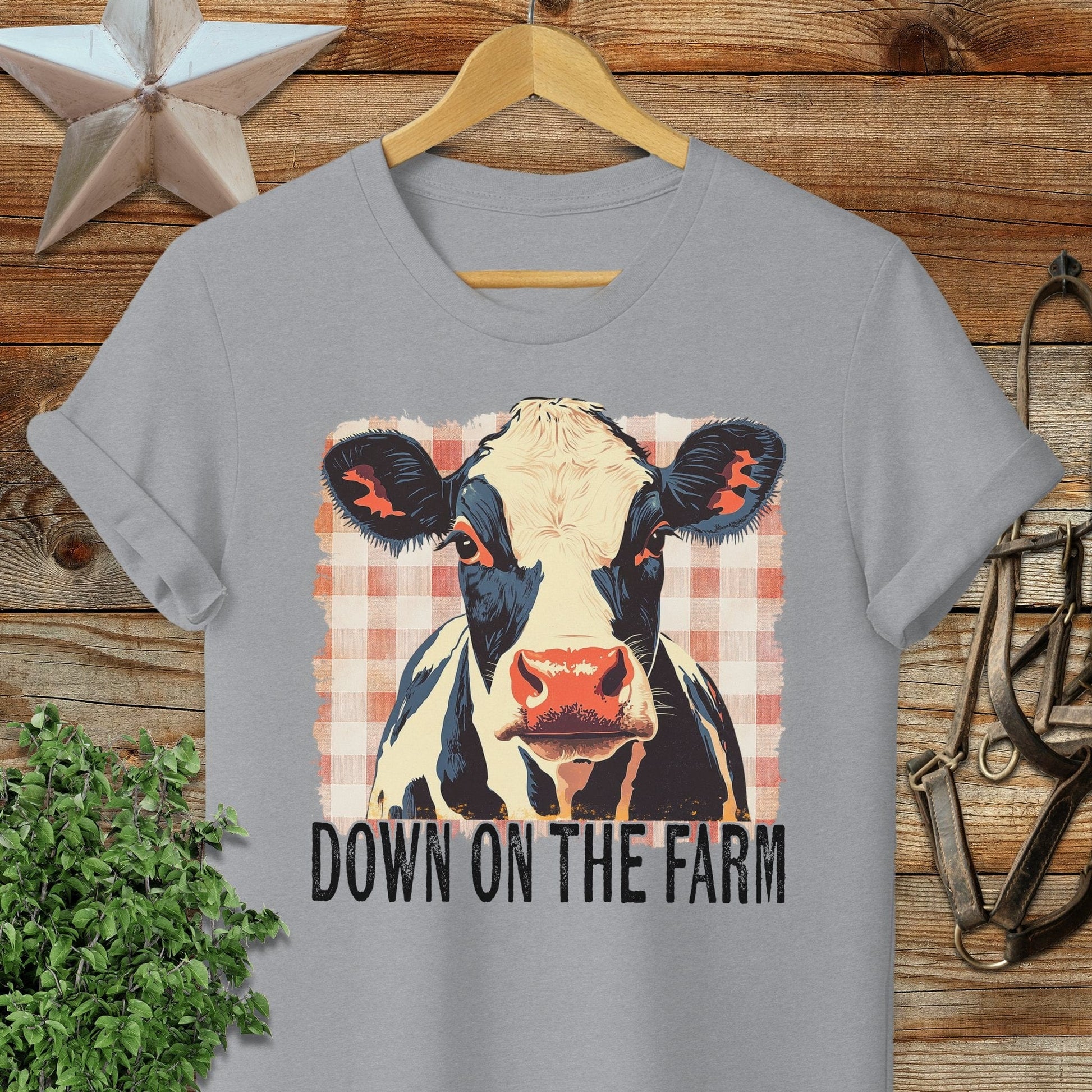 On the Farm Cow Softstyle Tee