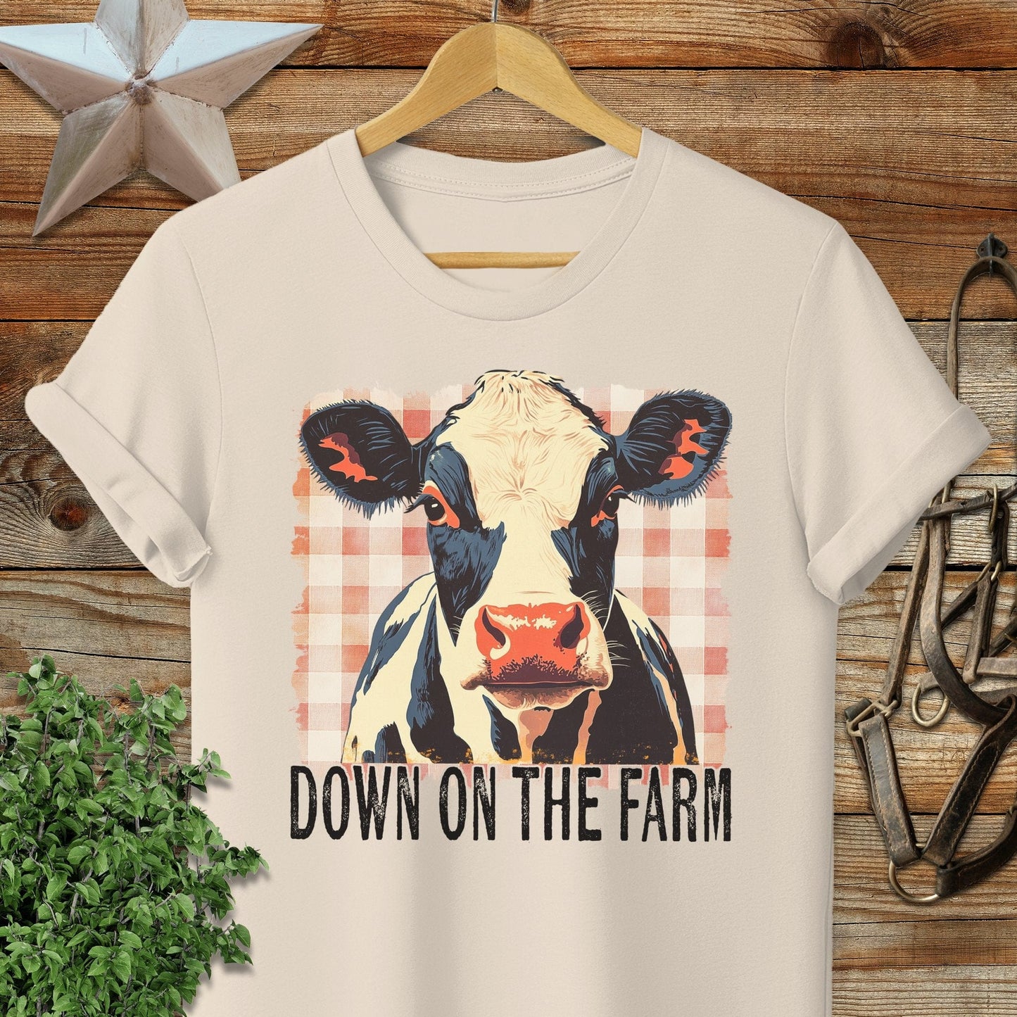 On the Farm Cow Softstyle Tee