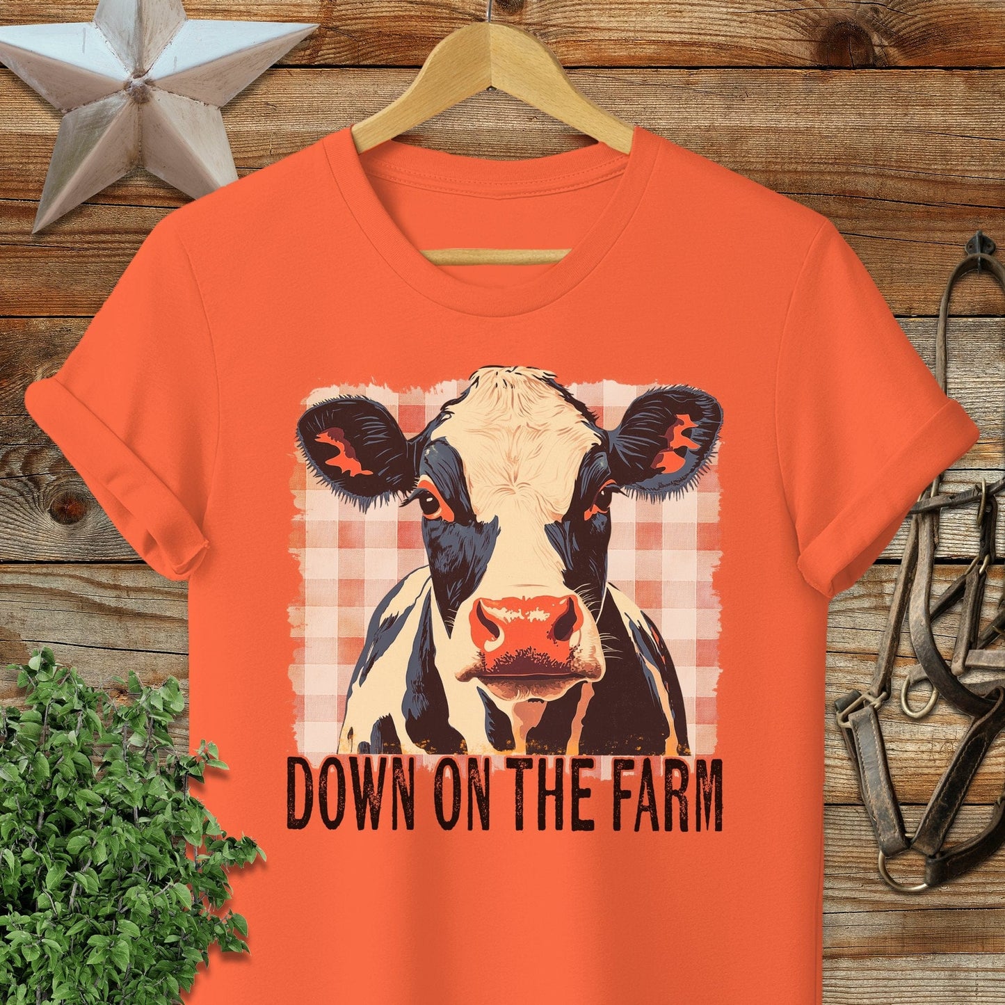 On the Farm Cow Softstyle Tee
