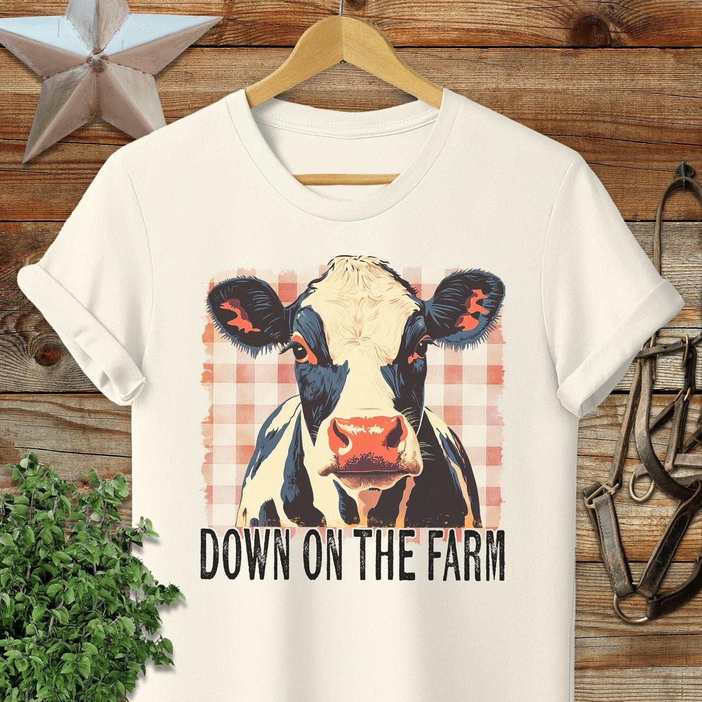 On the Farm Cow Softstyle Tee