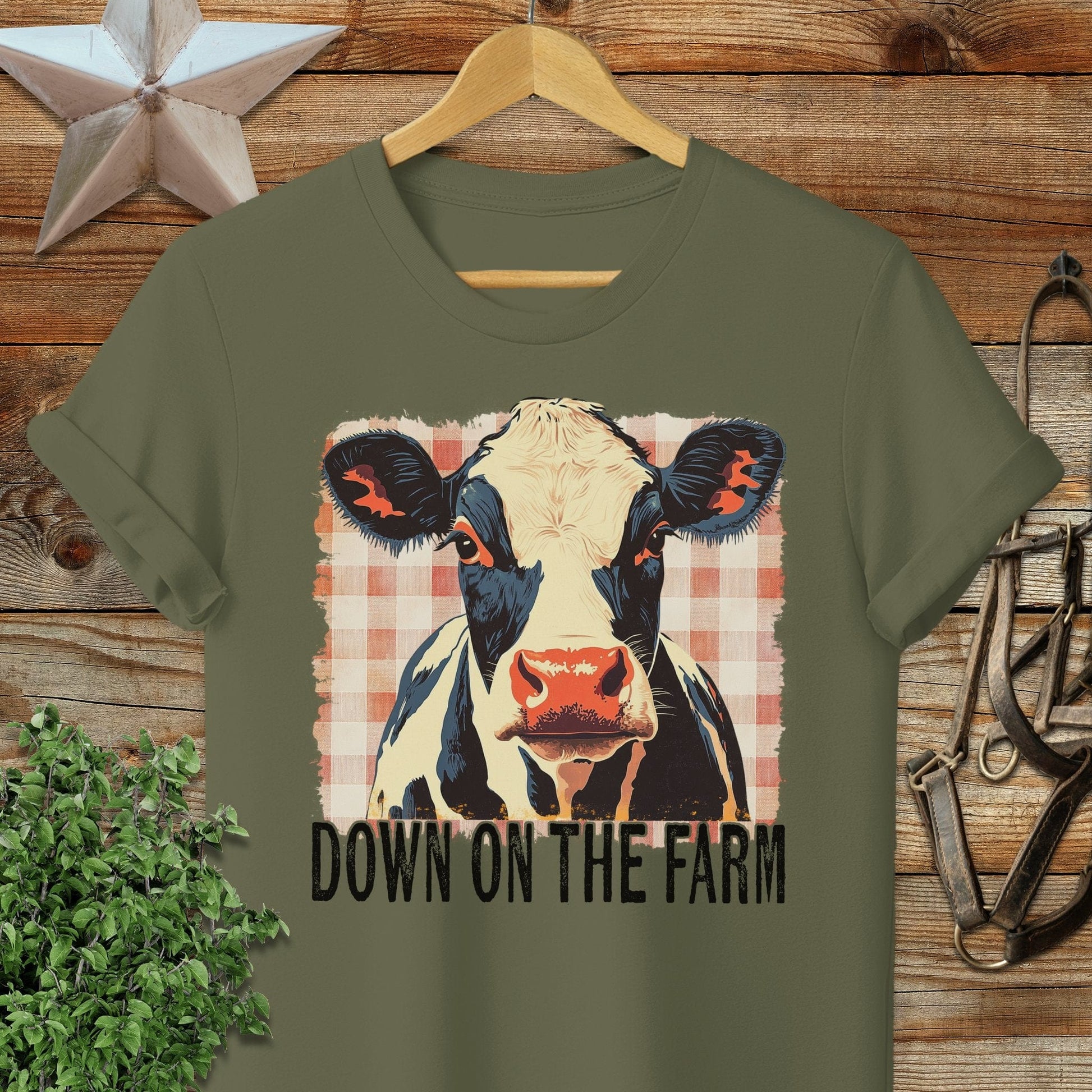 On the Farm Cow Softstyle Tee