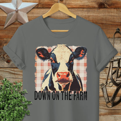 On the Farm Cow Softstyle Tee
