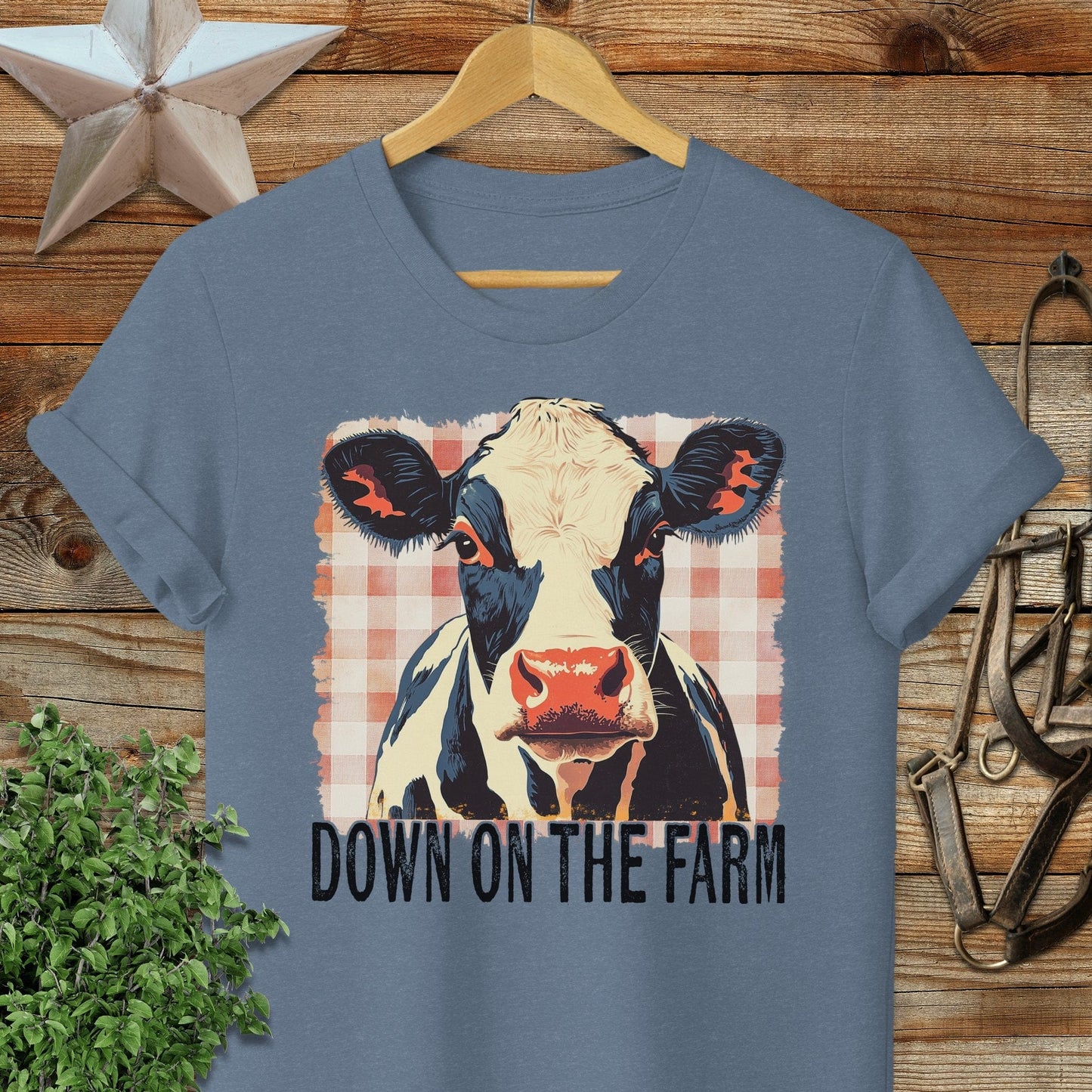 On the Farm Cow Softstyle Tee