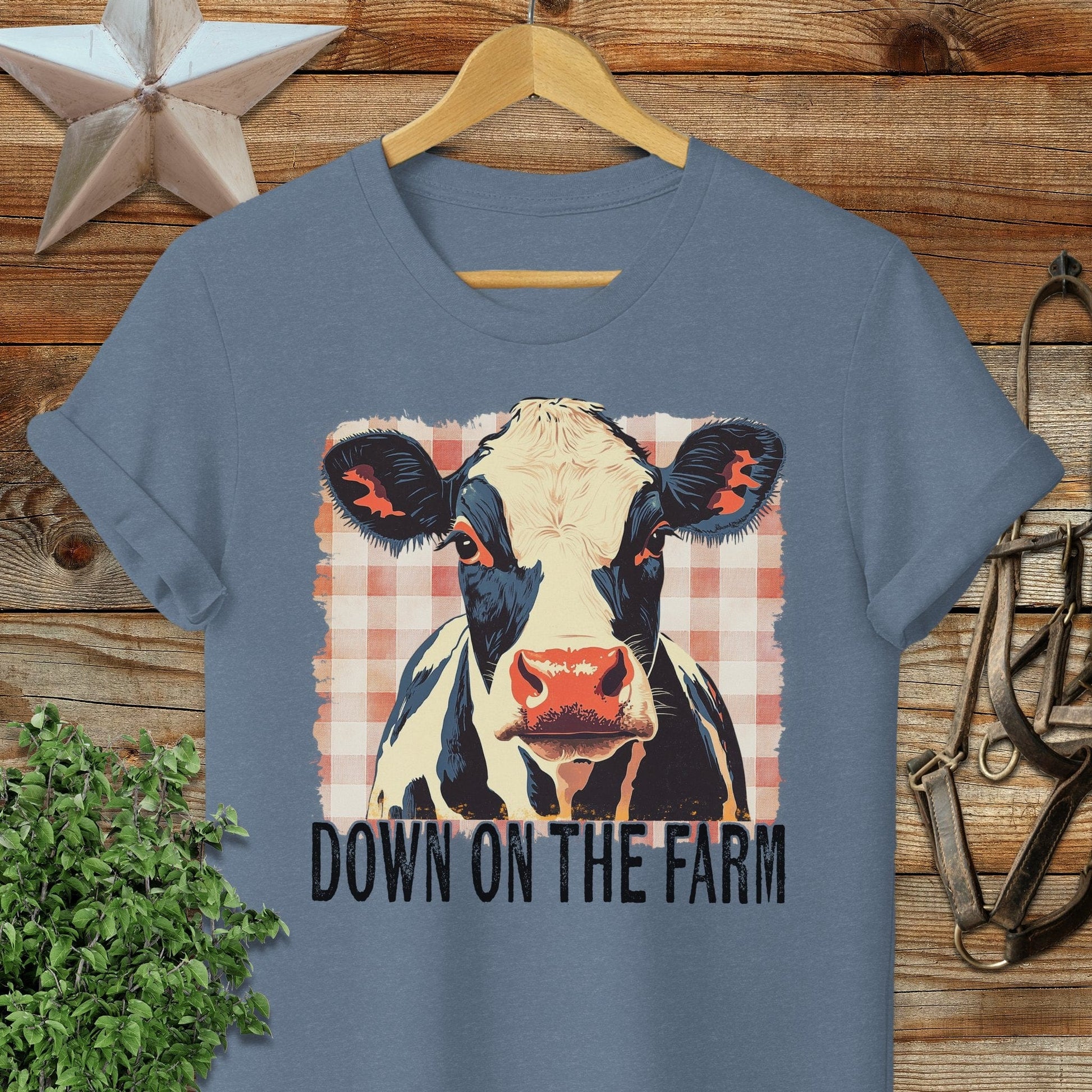 On the Farm Cow Softstyle Tee