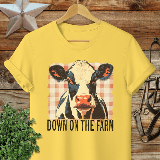 On the Farm Cow Softstyle Tee