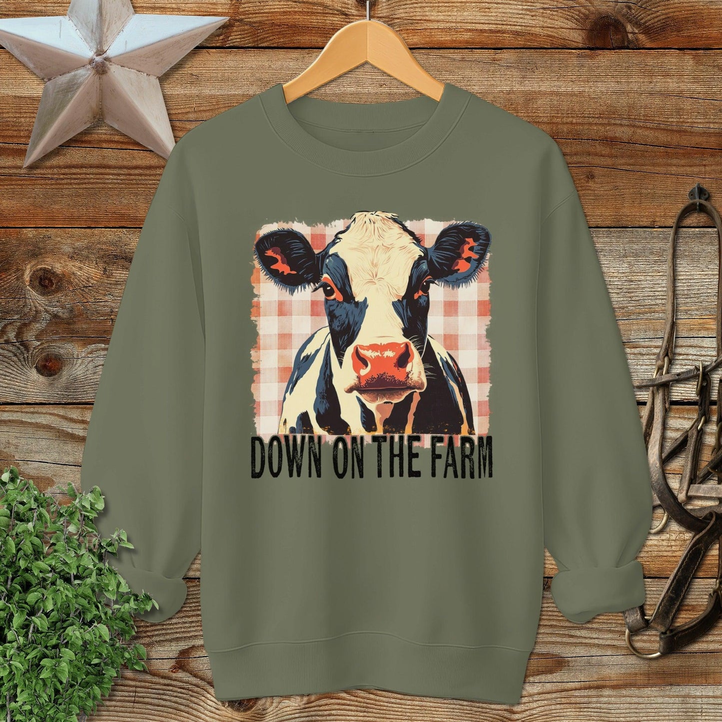On the Farm Cow Sweatshirt