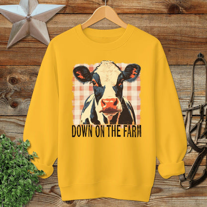 On the Farm Cow Sweatshirt