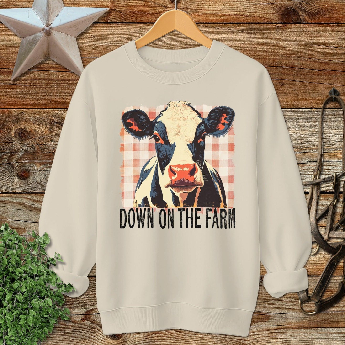 On the Farm Cow Sweatshirt