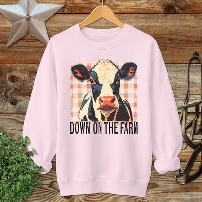 On the Farm Cow Sweatshirt