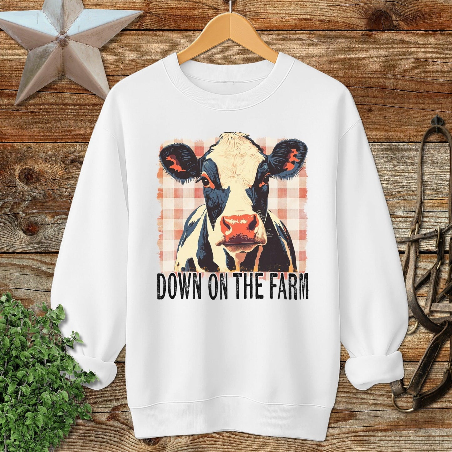 On the Farm Cow Sweatshirt