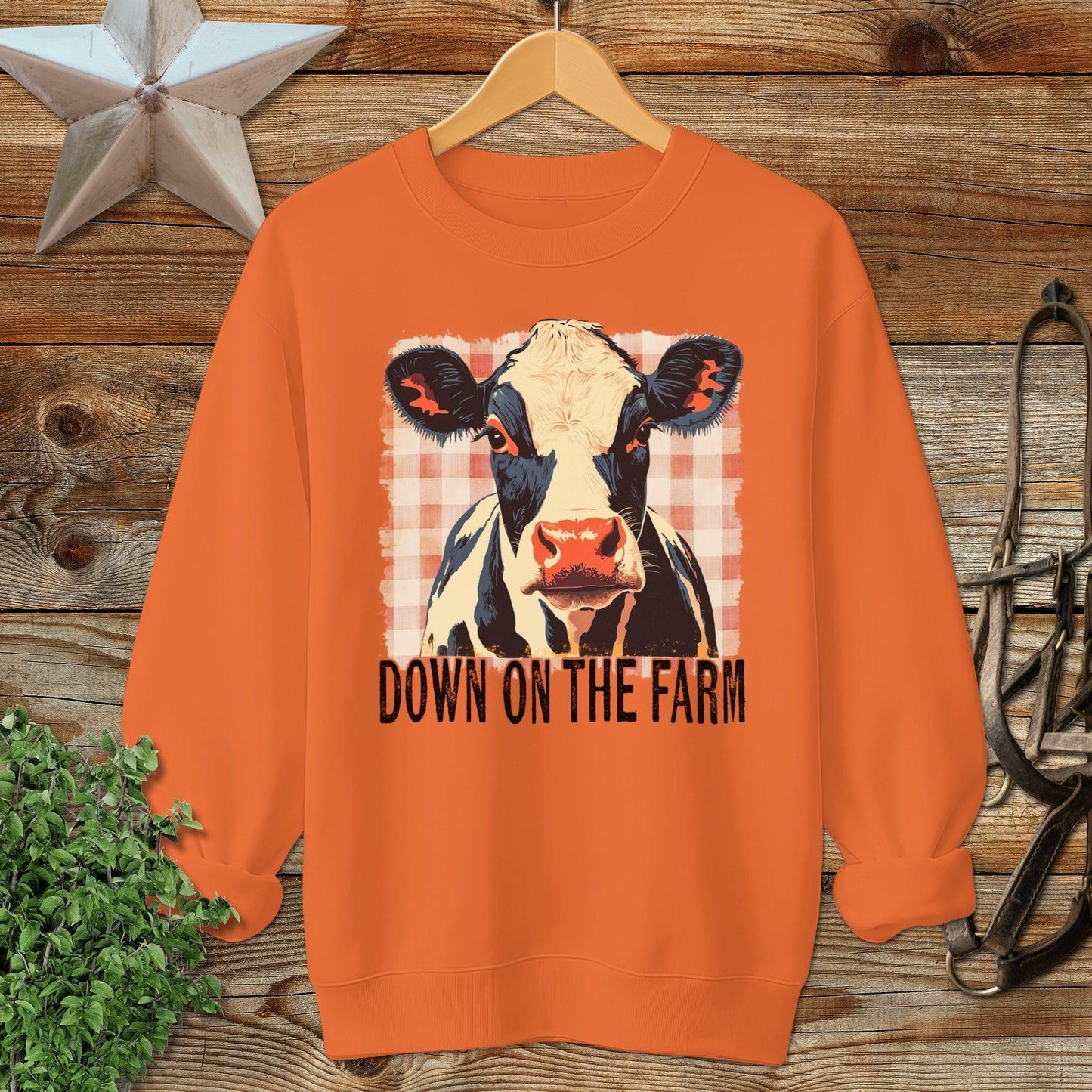 On the Farm Cow Sweatshirt