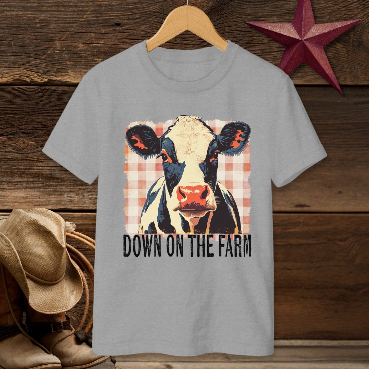 On the Farm Cow T-Shirt (Youth)
