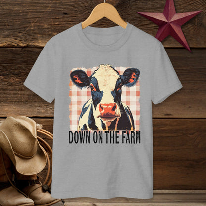 On the Farm Cow T-Shirt (Youth)