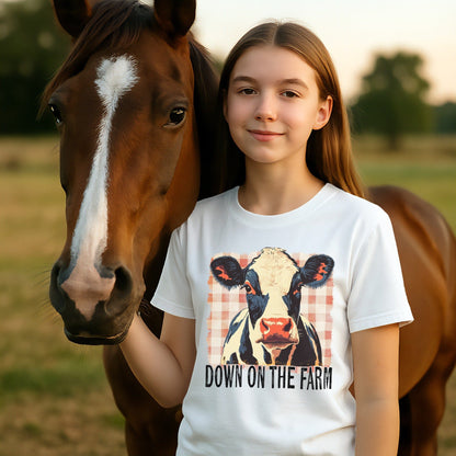 On the Farm Cow T-shirt (Youth)