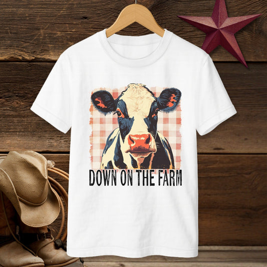 On the Farm Cow T-shirt (Youth)