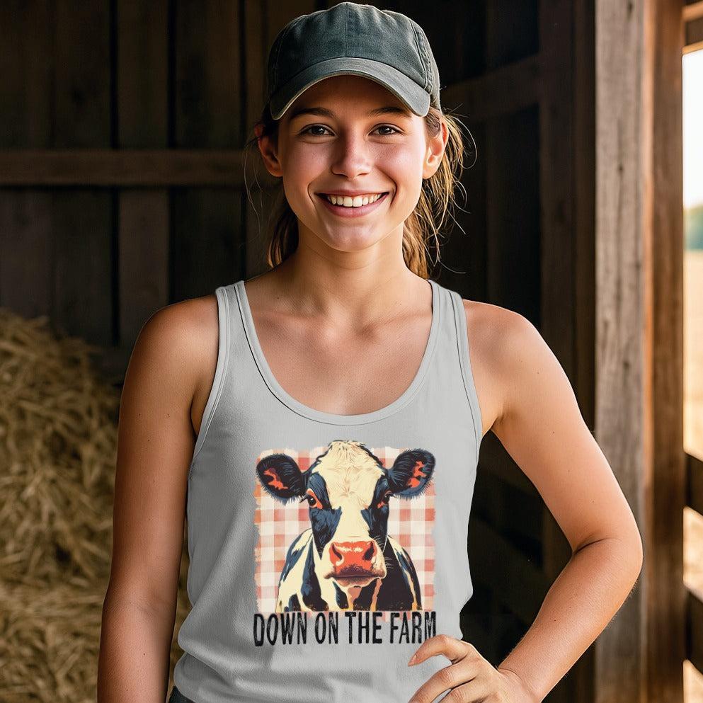 On the Farm Cow Tank Top