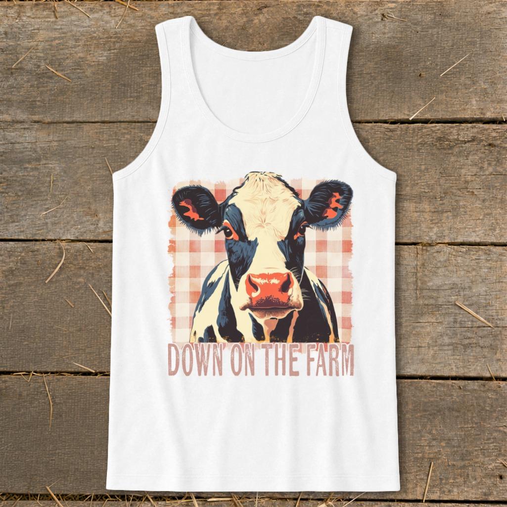 On the Farm Cow Tank Top